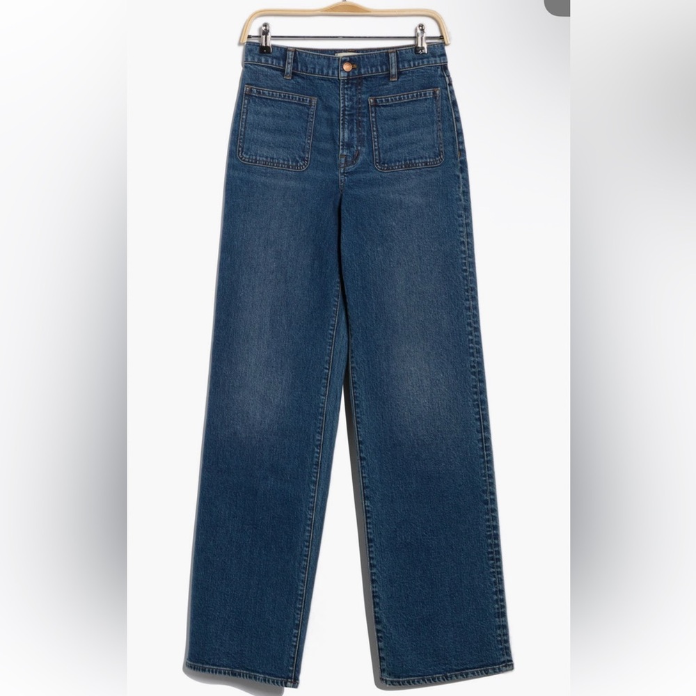Madewell The Perfect Vintage Patch Pocket Wide Leg Jean 28